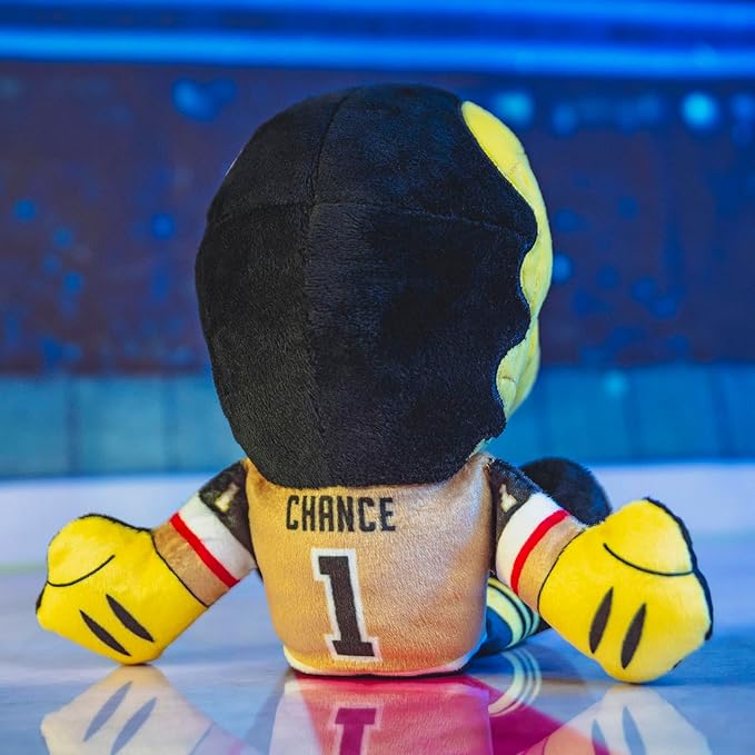 Bleacher Creatures Vegas Golden Knights Chance 8" NHL Kuricha Mascot Sitting Plush - Soft Chibi Inspired Mascot