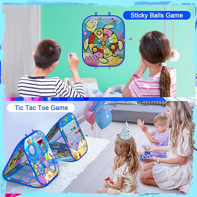 Bean Bag Toss Game for Kids, Toddler Toys for Party Games and Outdoor Toss Games, Gift for Birthday or Christmas for Kids Aged 3 4 5 6 7 8 Year Old
