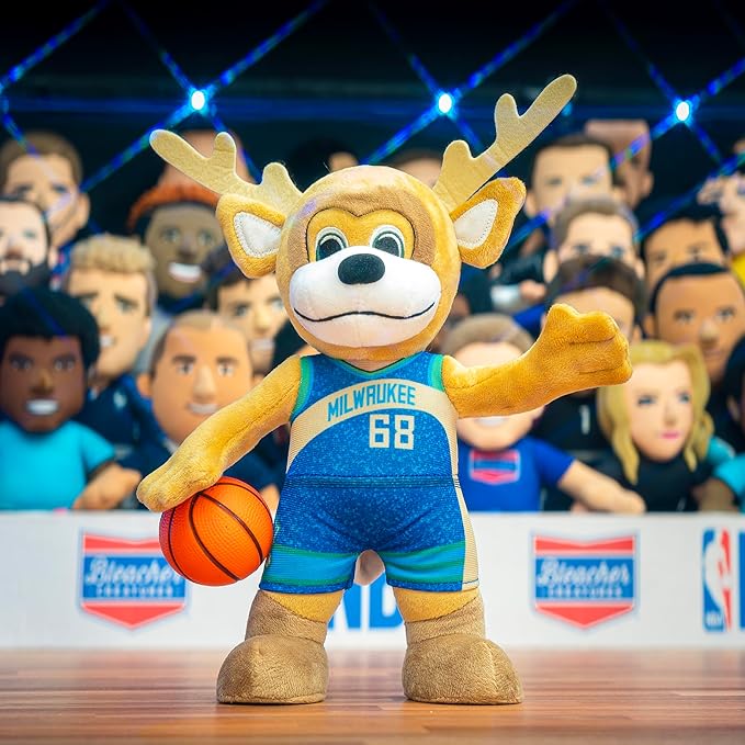 Bleacher Creatures NBA Unisex NBA 10-inch Mascot Plush Doll