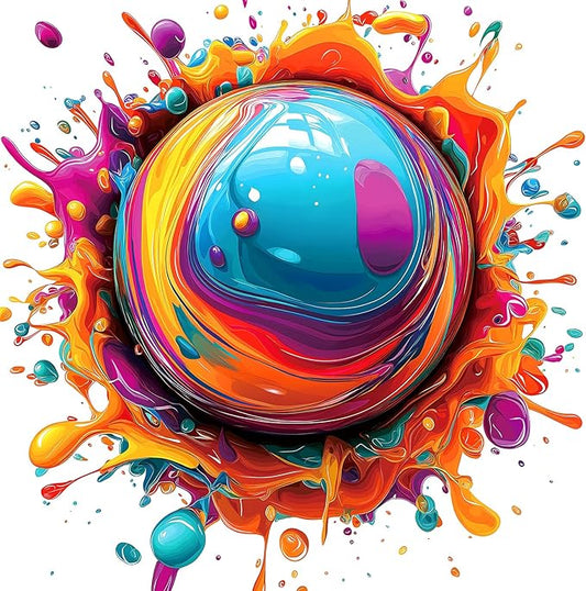 500-Piece Abstract Art Jigsaw Puzzle for Adults - Challenging Gradient Color Design, 20x20 Inch Puzzle - Unique Gift for Art Lovers & Puzzle Enthusiasts