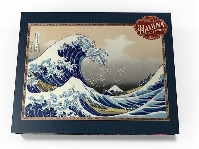 MyPuzzle The Great Wave Off Kanagawa, Katsushika Hokusai - Iconic Japanese Art - Premium 100 Piece Jigsaw Puzzle for Adults