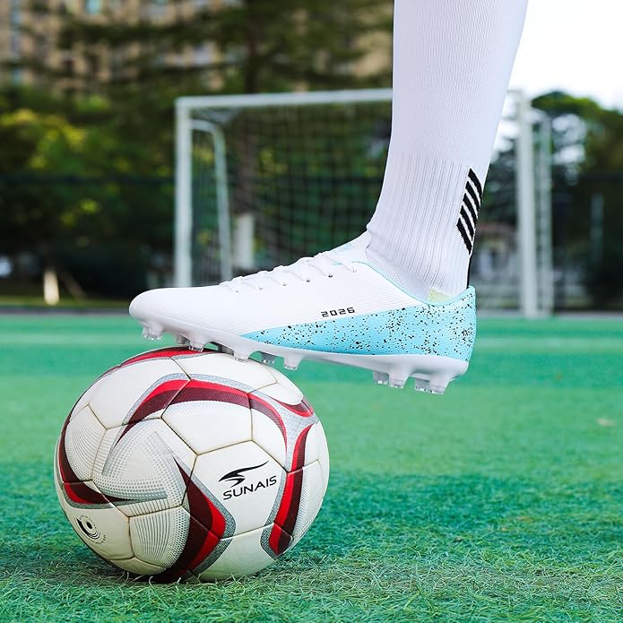 Mens Soccer Cleats Womens Indoor Soccer Shoes Wide Baseball Turf Shoes Adult Youth Rugby Shoes Big Boys Small Spikes AG TF Football Boots