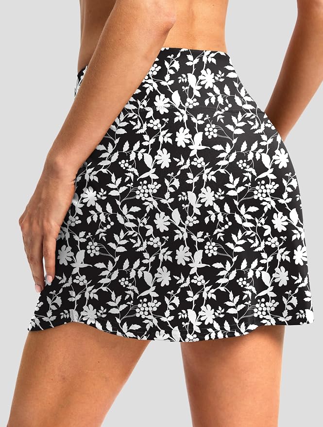 G Gradual 16"/18" Skorts for Women Golf Skirt with 2 Pockets Summer Casual | Built-In Shorts, High Waist, Soft 4-Way Stretch, Breathable Mesh Liner, Tennis Pickleball Athletic Wear, Easy To Match
