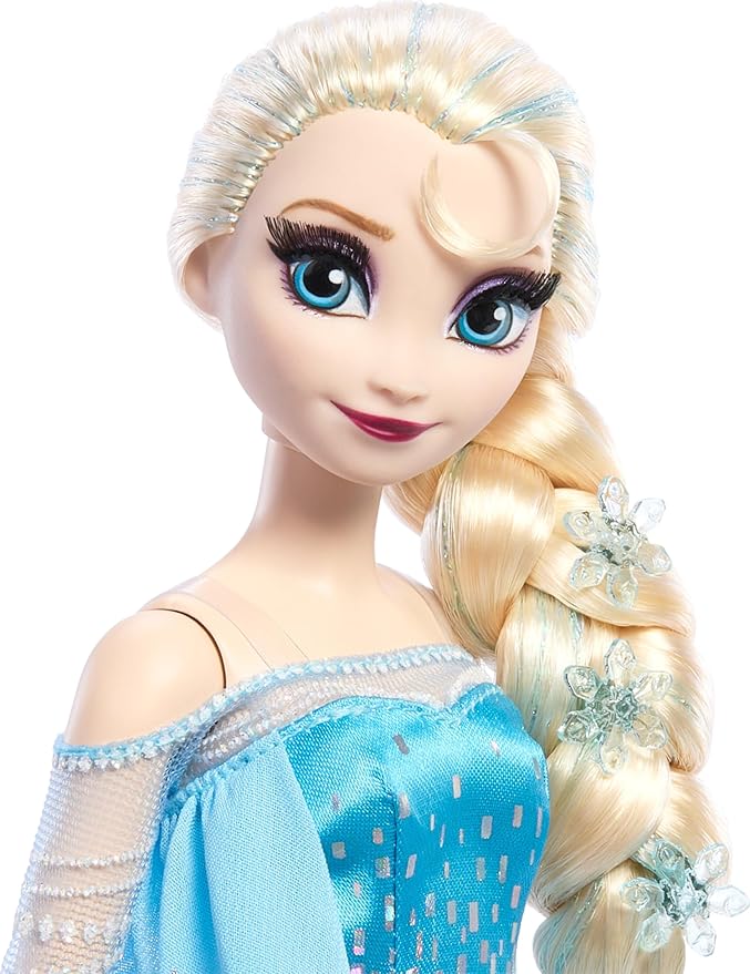 Mattel Frozen Anna & Elsa Doll Set - 2 Disney Princess Collector Fashion Dolls Celebrating Disney's 100 Years of Wonder, Inspired by the Movie