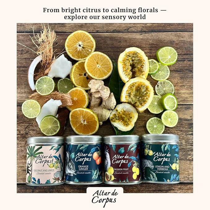 14 Oz Spring Candles for Home - Large Candle Coconut Lemon - Mothers Day Gifts - Luxury Candles for Men - Premium Soy Candle Blend - Bathroom Decor
