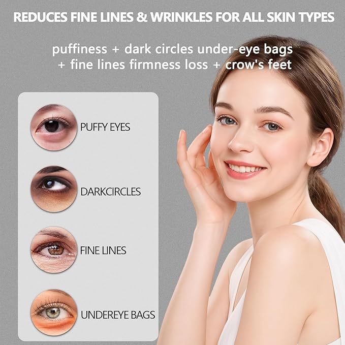 Perfection Eye Tightener - Instant Firming Primer with Hyaluronic Acid & Vitamin E, Easy-Wear Formula for Ultimate Lift & Smooth Finish, Hydrates & Refreshes Tired Eyes