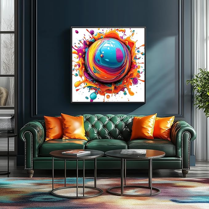 500-Piece Abstract Art Jigsaw Puzzle for Adults - Challenging Gradient Color Design, 20x20 Inch Puzzle - Unique Gift for Art Lovers & Puzzle Enthusiasts