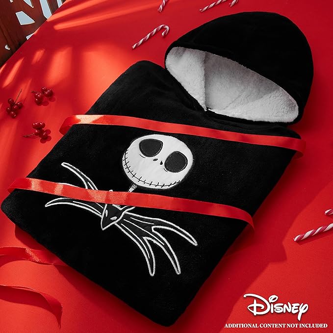 Disney Fleece Hoodie for Adults and Teenagers Oversized Hooded Poncho One Size - Stitch Gifts