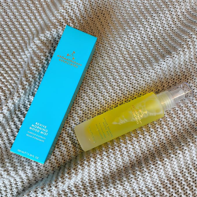 Aromatherapy Associates Revive Morning Mood Mist, 100ml, Energizing Aromatherapy Spray, Body, Room, & Pillow Spray with Grapefruit, Rosemary, Juniper Berry & Ginseng, Alcohol-Free Essential Oil Mist
