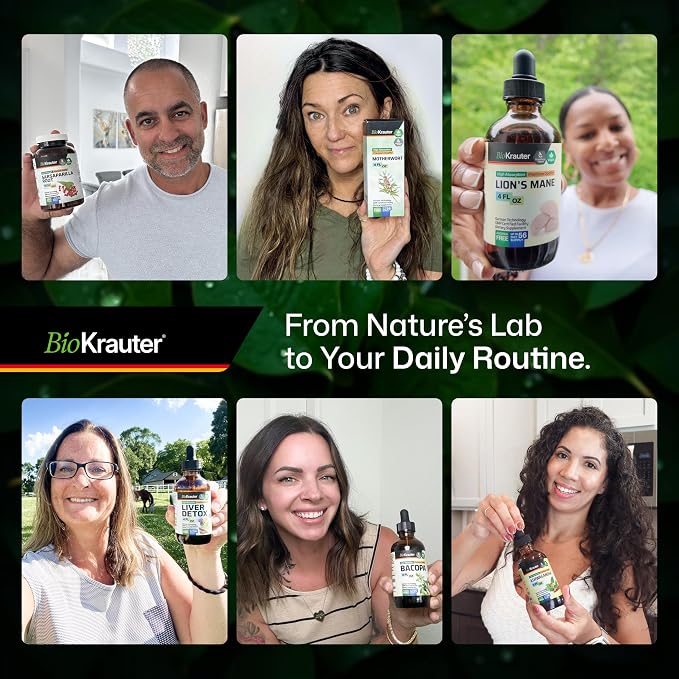 BIO KRAUTER® Perimenopause & Menopause Supplements for Women* - Red Clover Supplement 2 Fl.Oz 28-Day Supply - Vegan Red Clover Extract for Menopause Support & Women's Wellness - Alcohol & Sugar Free