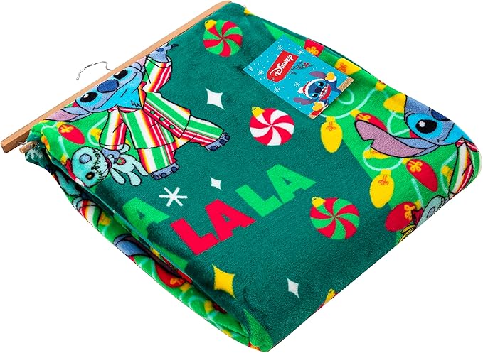 NORTHWEST Lilo and Stitch Silk Touch Throw Blanket, 50" x 70", PJ's Tradition