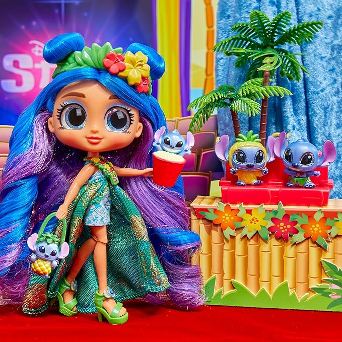Disney Doorables ADOORBS Deluxe Stitch Superfan Doll, 2 Exclusive Figures, Movie Premiere, UNbox 10 Mini Accessories, Toy Gift for Collectors, Fans, Tweens, Girls & Kids 5 and Up by Just Play