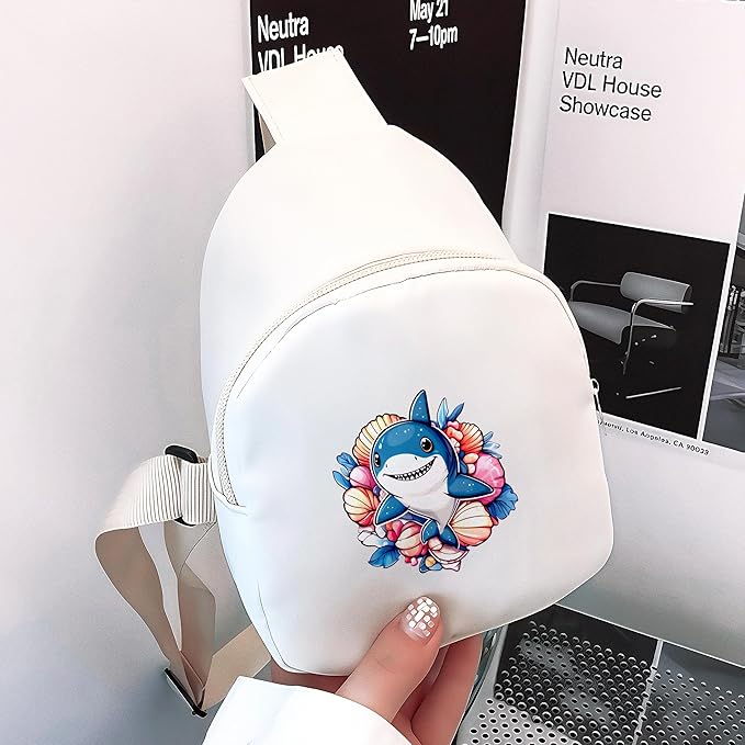 Shark Mini Sling Bag, Crossbody Bag, Toddler Purse For Kids Girl, Birthday Gift For 4 5 6 7 8 9 10 11 12 Year Old Gifts For Daughter, Granddaughter, Sister, Niece!