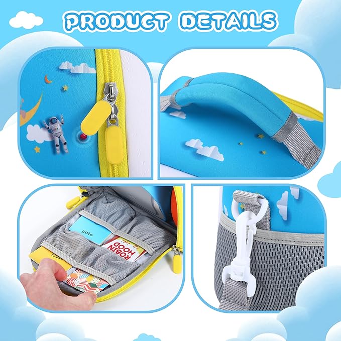 Carrying Bag Compatible with Toniebox Starter Set and Tonies Figurines, Kids Toys Storage Case with Handle and Shoulder Strap for Tonies Box, Detachable Bag for Toniebox Accessories