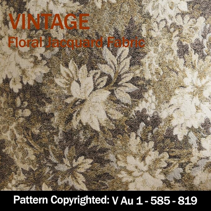 Pack of 2 Vintage Floral Euro Sham Covers 24x24 Boho Farmhouse Accents Chenille Square Decorative Throw Pillow Cases for Living Room Couch Bed Home Decor, Beige