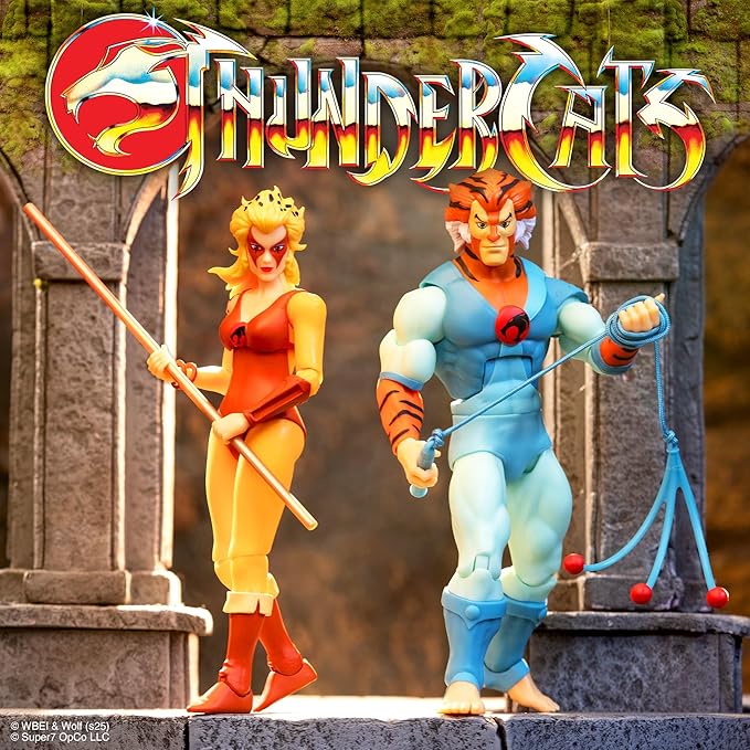 Super7 Deluxe Thundercats Tygra - 7" Thundercats Action Figure with Accessory Classic Cartoon Collectibles and Retro Toys
