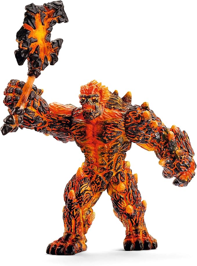 Schleich Eldrador Creatures Mythical Creatures Toys for Kids Lava Monster Action Figure, Lava Golem, Ages 7+