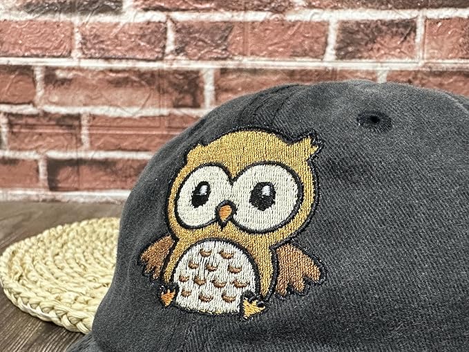 Embroidered Animal Baseball Hats for Boy and Girl