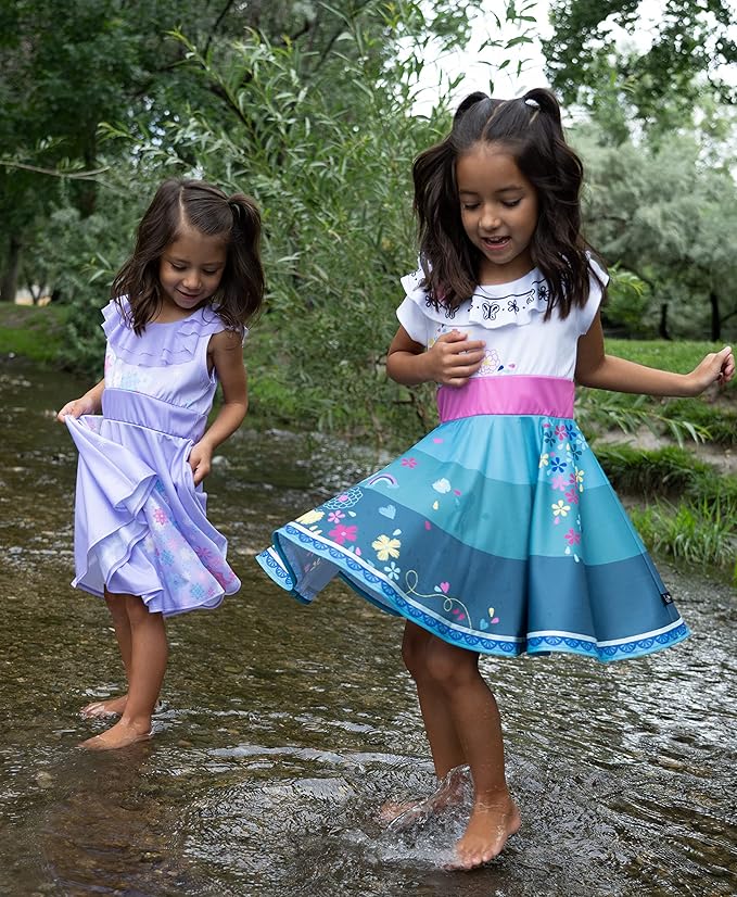 Little Adventures Miracle Princess Twirl Dress - Machine Washable Girls Child Pretend Play and Party Outfit with No Glitter