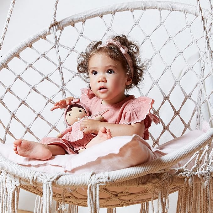 Kaloo - Tendresse - My First Fabric Doll Amadine (Large) - Cuddling with Plush Figure Toys - Forever Friend for Children - Encourages Imaginative Play - Machine Washable Convenience
