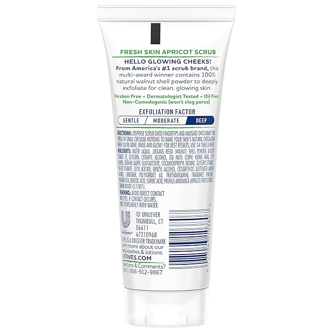 St. Ives Fresh Skin Scrub, Apricot, 1 oz (Travel Size)