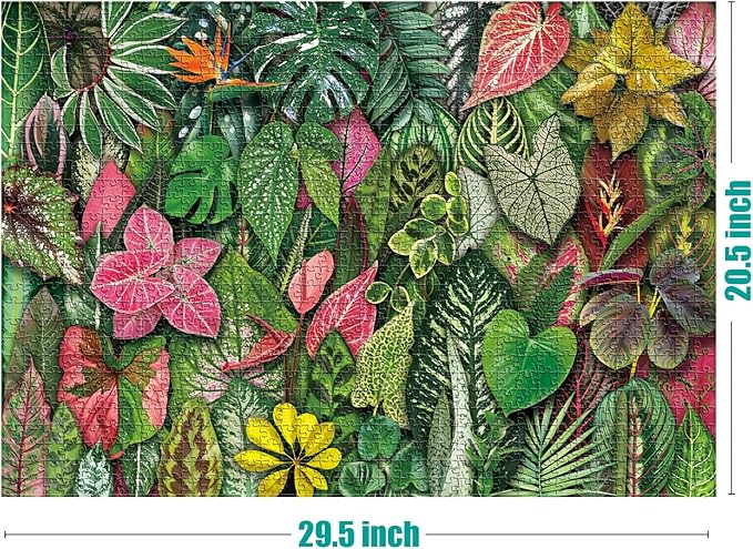 Antelope - 1000 Piece Puzzle for Adults, Foliage Frenzy - Jigsaw Puzzles 1000 Pieces, High Resolution, Matte Finish, No Dust