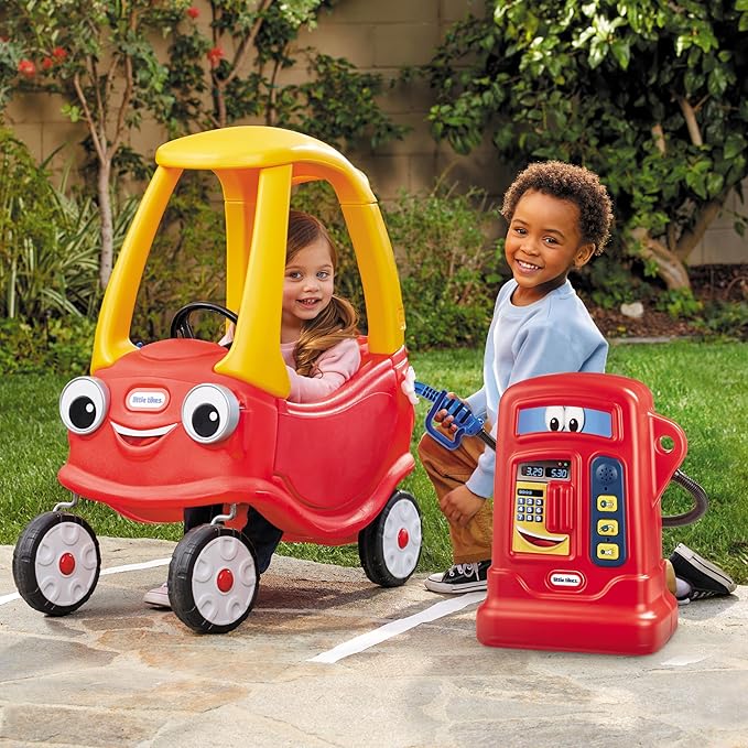 little tikes Pumper Cozy - Interactive Play Set with Sound - Ideal for Cozy Coupe, Cozy Truck, Cozy Cab, Princess Coupe (All Available Separately)