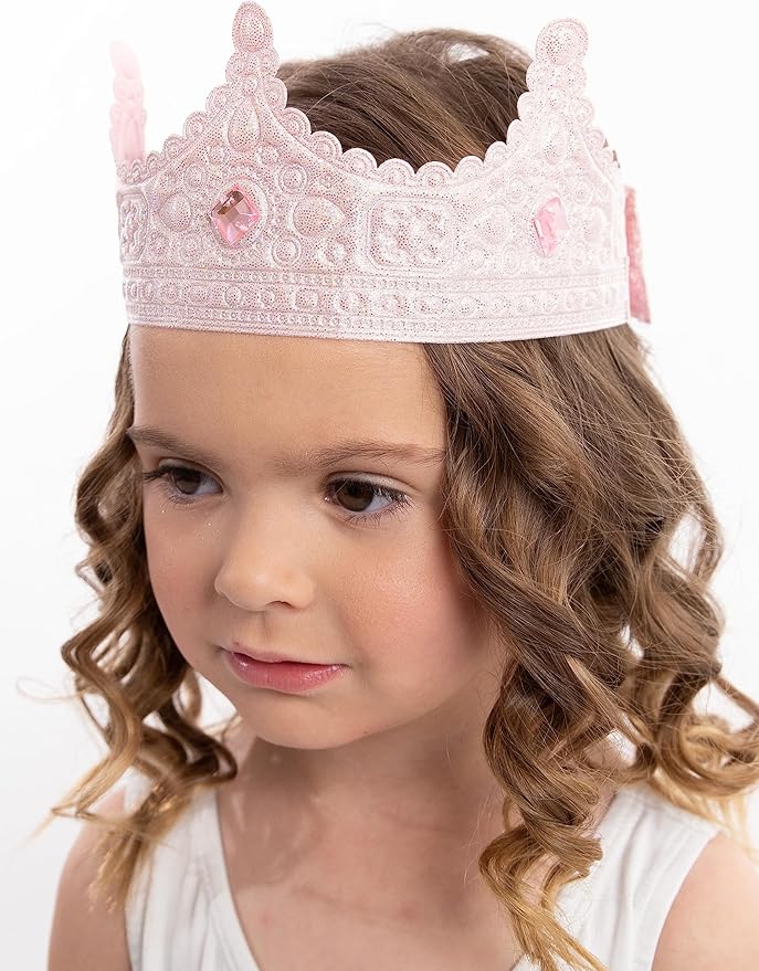 Little Adventures Soft Royal Princess Queen Crown Dress Up Costume Accessory for Kids