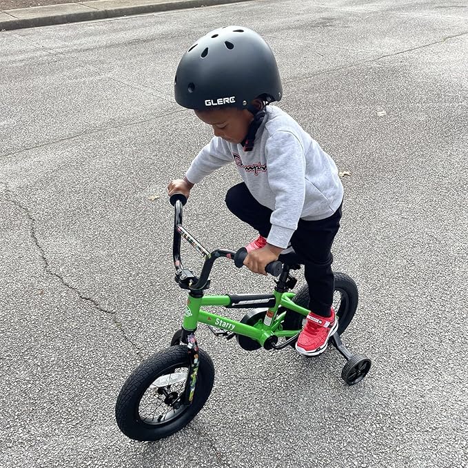12 14 16 18 Inch Kids Bike BMX Style Bicycle with Training Wheels Coaster Brake for 2-10 Years Old Toddlers Boys Girls Multiple Colors