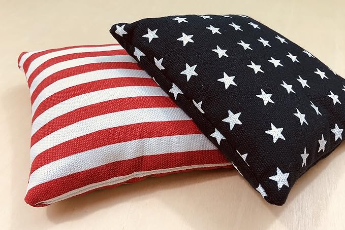 Tailgating Pros Regulation Cornhole Bags - Set of 8 - Corn Filled & Handmade 25+ Color Options