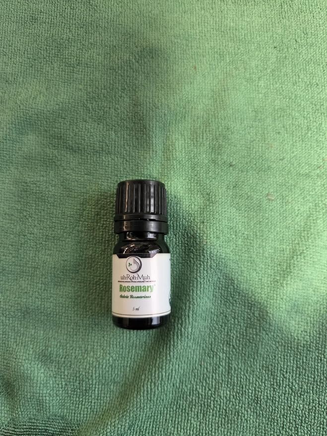 Organic Rosemary Essential Oil Chemotype Cineole | 100% Pure Steam Distilled Rosemary Oil | Fresh Herbaceous Aroma for Diffuser Aromatherapy, Massage Blends & DIY Recipes | Spain – 5ml