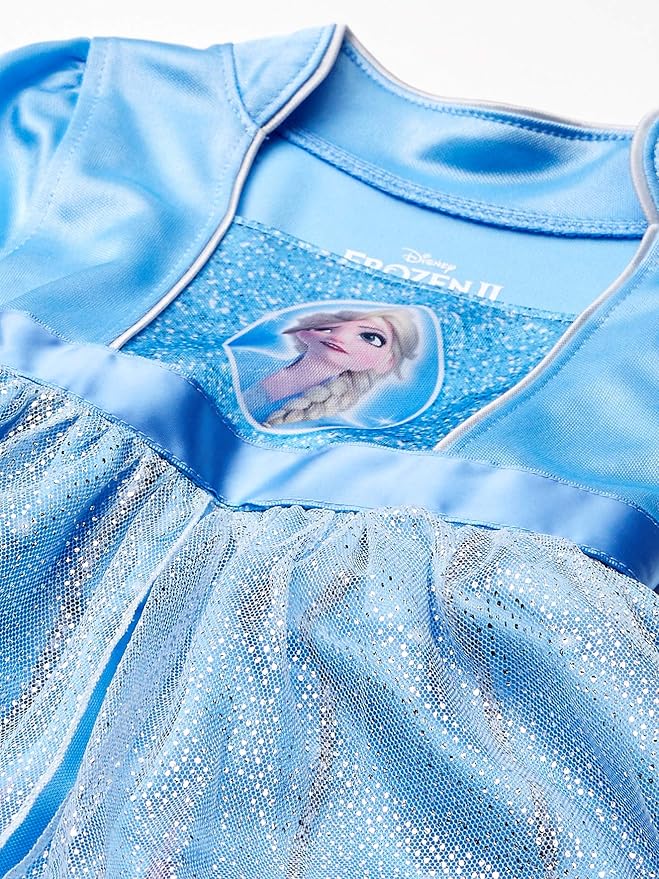 Disney Girls' Princess Dress Nightgown, Fantasy Gown, Soft & Cute Pajamas for Kids