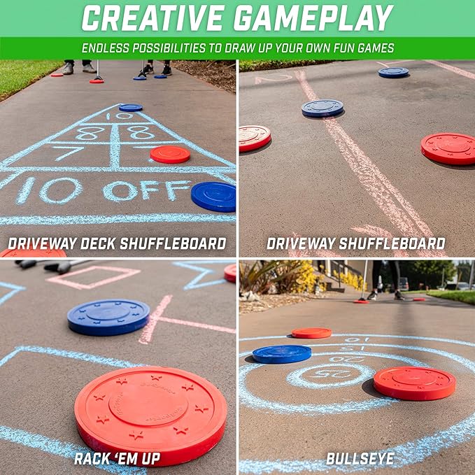 GoSports Driveway Shuffleboard Game Set