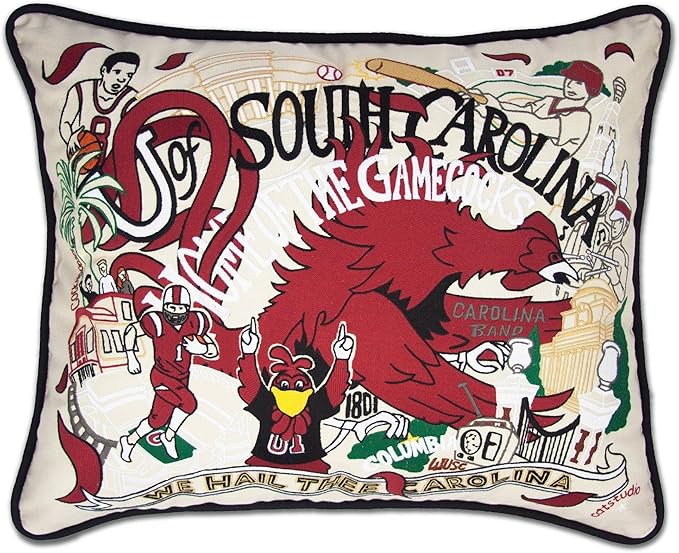 Catstudio University of South Carolina Collegiate Embroidered Decorative Throw Pillow