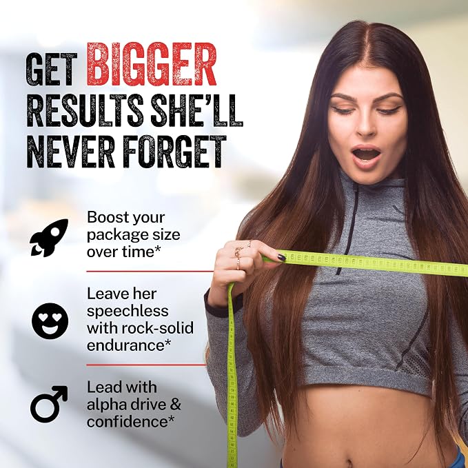 Natural Male Enhancing Supplement Erect Pills - Increase 2" in 60 Days Enlargement & Male Enhancement Pills, Promote Size, Strength, Energy, Stamina, Last Longer Support, Testosterone Booster for Men