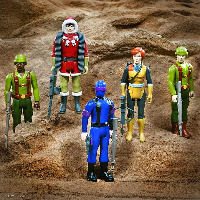 Super7 G.I. Joe Kwinn - 3.75" G.I. Joe Action Figure with Accessory Classic Cartoon Collectibles and Retro Toys