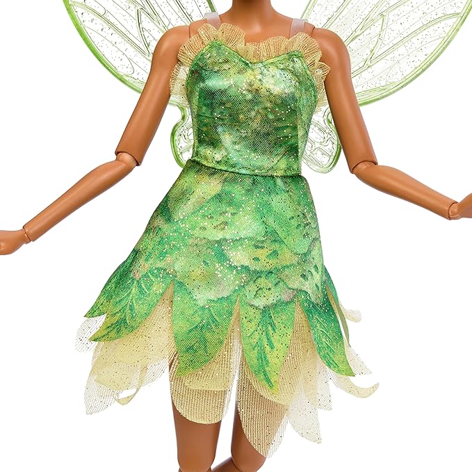 Mattel Disney Peter Pan & Wendy Toys, Tinkerbell Doll with Fairy Outfit & Wings, Collectible Inspired by the Movie