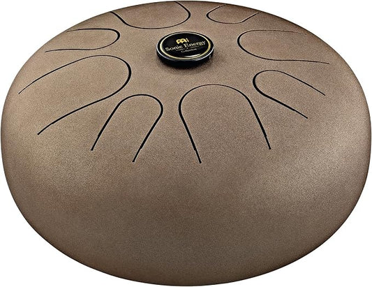 Meinl Sonic Energy Steel Tongue Drum 8 Notes 16" with Mallets, Bag — Sound Healing Instrument for Musical Education, Meditation, ASMR, Yoga