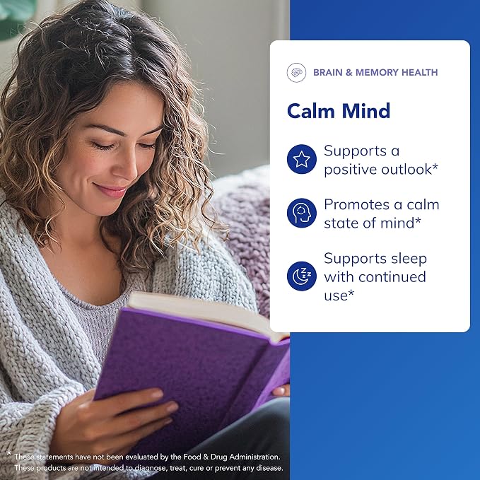 Pure Encapsulations Calm Mind - Calming Supplement - Saffron Extract & Theracurmin Supplement - Supports a Calm Mindset* - Gluten-Free, Non-GMO & Hypoallergenic - 60 Capsules (60 Servings)