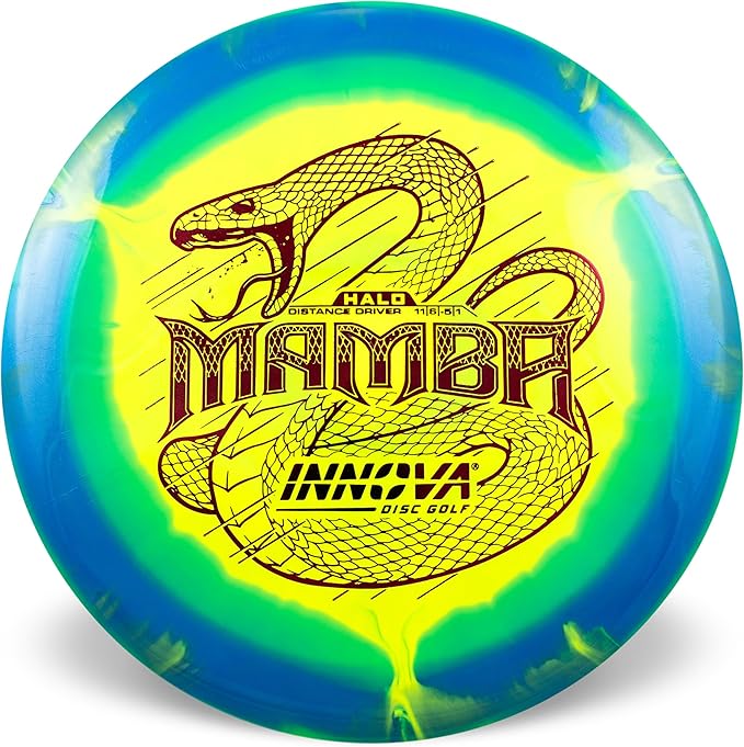 Innova Halo Star Mamba Disc Golf Driver – Disc Golf Distance Driver, Max Distance Driver (Colors Will Vary)