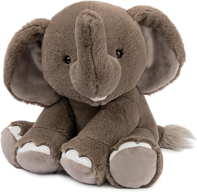 GUND Chai Elephant Plush, Premium Stuffed Animal for Ages 1 and Up, Gray, 10”