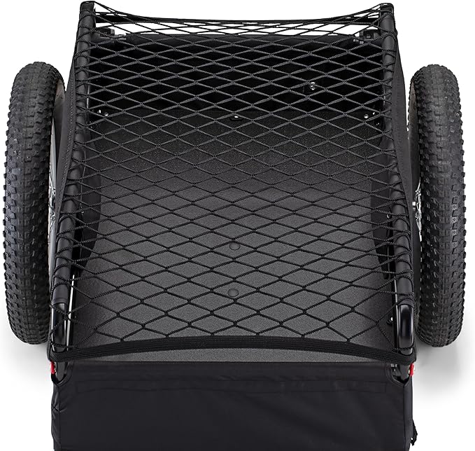Schwinn Daytripper or Porter Bike Cargo Trailer, Holds up to 100 lb, Universal Coupler, Folding Frame, Quick-Release Wheels, 16-Inch Tires, Interior D-Rings, Schwinn Bike Trailer for Carrying Cargo