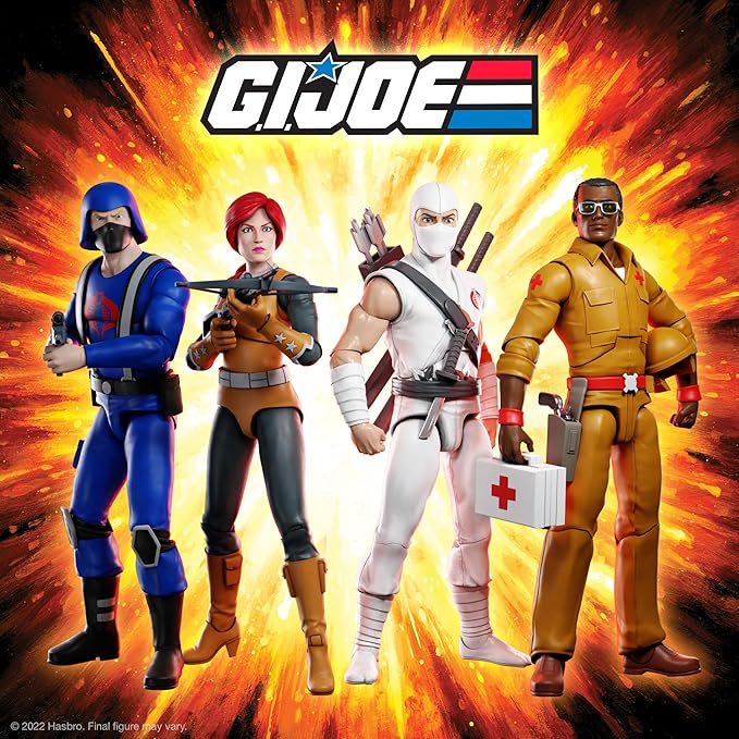 Super7 ULTIMATES! G.I. Joe Storm Shadow - 7" G.I. Joe Action Figure with Accessories Classic Cartoon Collectibles and Retro Toys