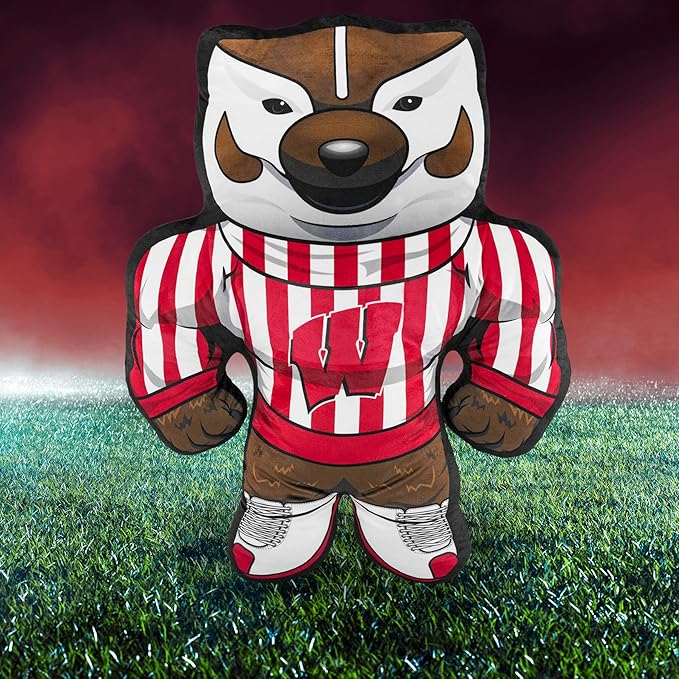 Bleacher Creatures University of Wisconsin Bucky Badger 24" Mascot Bleacher Buddy - Plush Toy
