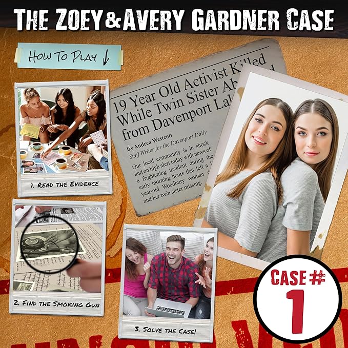 Unsolved Case Files - 3 Case Bundle – Avery Gardner, Luna Knight, and Angela Justice Cases