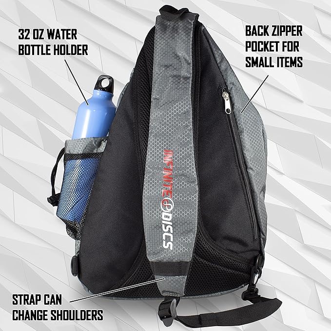 Disc Golf Backpack Slinger Bag | 6-12 Discs | Multiple Colors