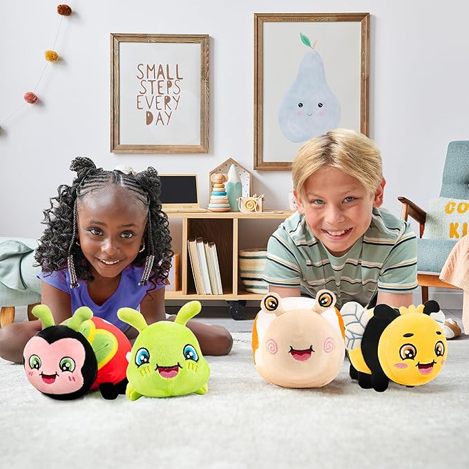 Scentco Snuggle Bugs (Bumble Bee)- Lemon Meringue Pie Scented Plush Toy - Gifts for Kids, Gift Guide, Aromatherapy