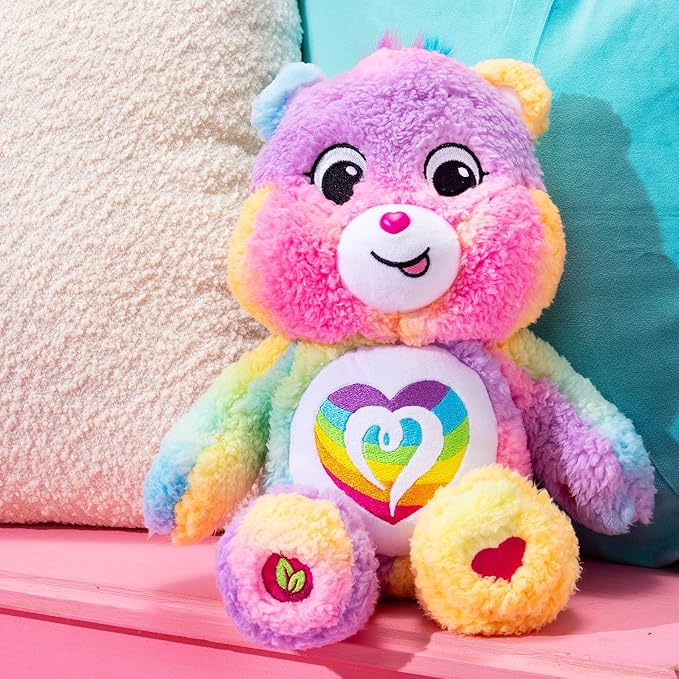 Care Bears 14" Cozy Togetherness Bear - Medium Size Plush - Soft, Huggable Plushie, Stuffed Animal for Girls and Boys, Ages 4+