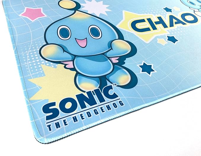 ModernSonic_Chao Playmat, Multi-Functional playmat Serves as Surface for Gaming Comfort and as a Protective Layer for Your Cards, Game Pieces and Table, Made from neoprenepolyester Fabric