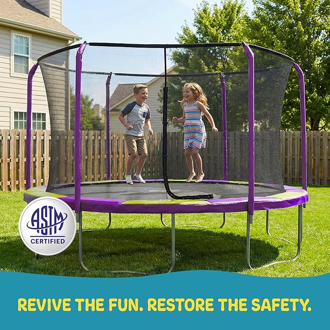 Machrus Upper Bounce Round Trampoline Replacement Safety Pad Spring Cover, Protective Accessories
